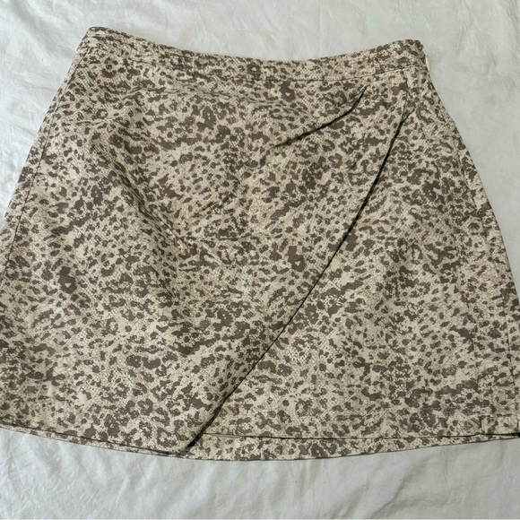 Free People Brown and Cream Patterned Skirt - Picture 4 of 9